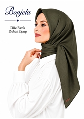 Bonjela Düz Renk Dubai Eşarp - Desen-01