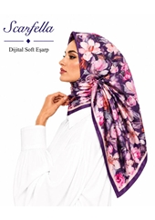 Scarfella Dijital Soft Eşarp - Desen-148
