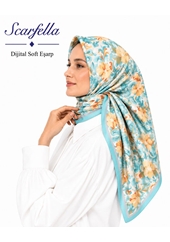 Scarfella Dijital Soft Eşarp - Desen-149