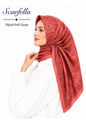 Scarfella Dijital Soft Eşarp - Desen-150