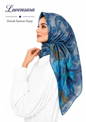 Luvensara Desenli Summer Eşarp - Desen-10