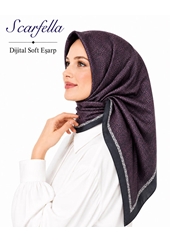 Scarfella Dijital Soft Eşarp - Desen-151