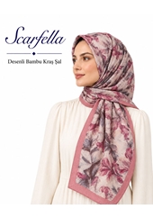 Scarfella Desenli Bambu Kraş Şal - Desen-23