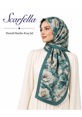 Scarfella Desenli Bambu Kraş Şal - Desen-26