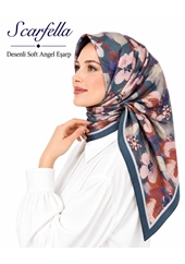 Scarfella Desenli Soft Angel Eşarp - Desen-82