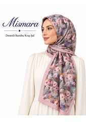 Mismara Desenli Bambu Kraş Şal - Desen-08