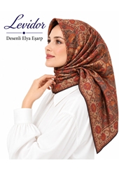Levidor Desenli Elya Eşarp - Desen-01