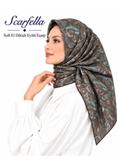 Scarfella Soft El Dikişli Eylül Eşarp - Desen-93