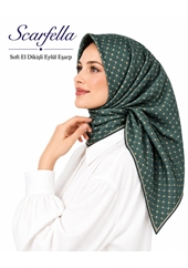 Scarfella Soft El Dikişli Eylül Eşarp - Desen-96