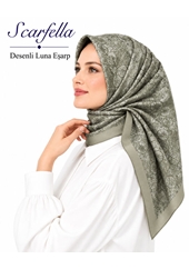 Scarfella Desenli Luna Eşarp - Desen-01