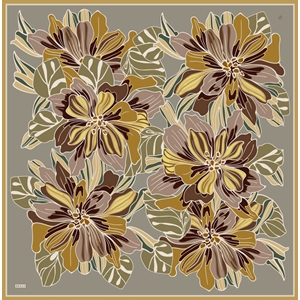 Belli Twill Saf İpek Eşarp - 2026-2027 Sonbahar-Kış 4413D (T) - Renk-02