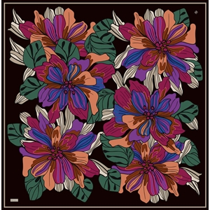 Belli Twill Saf İpek Eşarp - 2026-2027 Sonbahar-Kış 4413D (T) - Renk-02
