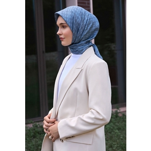 Belli Twill Saf İpek Eşarp - 2026-2027 Sonbahar-Kış 4425D (T)