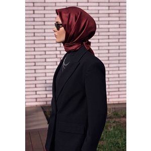 Belli Twill Saf İpek Eşarp - 2026-2027 Sonbahar-Kış 4428D (T)
