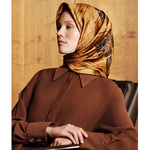 Armine Dj Sura Saf İpek Eşarp - 2026-2027 Sonbahar-Kış 9617D (S)