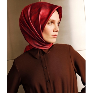 Armine Dj Sura Saf İpek Eşarp - 2026-2027 Sonbahar-Kış 9630D (S)