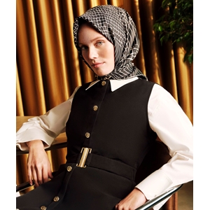 Armine Dj Sura Saf İpek Eşarp - 2026-2027 Sonbahar-Kış 9644D (S)