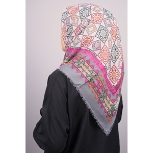Poloist Desenli Sökme Tülbent - Desen-246 - Renk-04