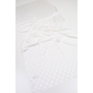 Piramit Monogram Floş Şal - Desen-03