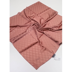 Piramit Kendinden Desenli Monogram Floş Eşarp - Desen-04