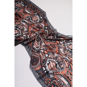 Scarfella Desenli Silk Licra Şal - Desen-03