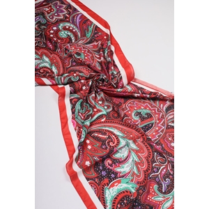 Scarfella Desenli Silk Licra Şal - Desen-04