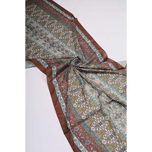 Scarfella Desenli Silk Licra Şal - Desen-05
