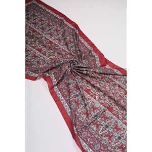 Scarfella Desenli Silk Licra Şal - Desen-05