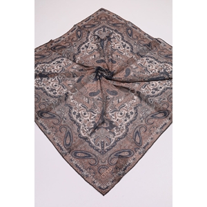 Miray Desenli Krep Eşarp - Desen-02 - Renk-09