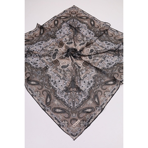 Miray Desenli Krep Eşarp - Desen-02 - Renk-09