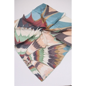 Luvensara Desenli Summer Eşarp - Desen-02 - Renk-02