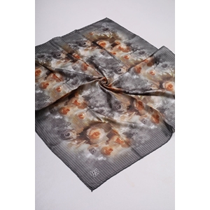 Levidor Desenli Kristal Eşarp - Desen-61 - Renk-04