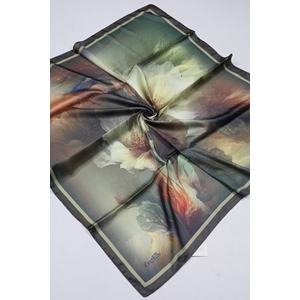 Scarfella Hybrid Desenli Kristal Eşarp - Desen-07