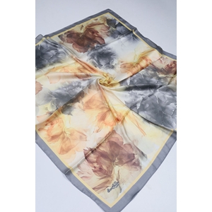 Scarfella Hybrid Desenli Kristal Eşarp - Desen-12 - Renk-01