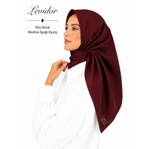Levidor Düz Renk Medine İpeği Eşarp - Desen-02