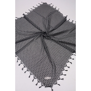 Firuze Star Desenli Boncuklu Tülbent - Desen-57