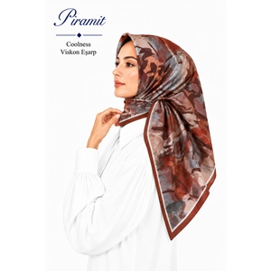 Piramit Coolness Viskon Eşarp - Desen-06