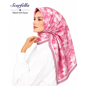 Scarfella Dijital Soft Eşarp - Desen-137