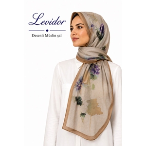 Levidor Desenli Müslin Şal - Desen-02