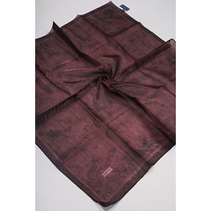 Piramit Desenli Simli Bantlı Abiye Eşarp - Desen-01
