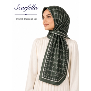Scarfella Desenli Diamond Şal - Desen-06