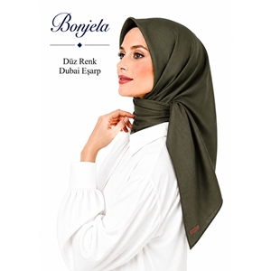 Bonjela Düz Renk Dubai Eşarp - Desen-01