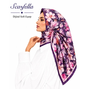 Scarfella Dijital Soft Eşarp - Desen-148