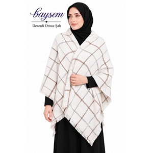 Zara Desenli Omuz Şalı - Desen-01