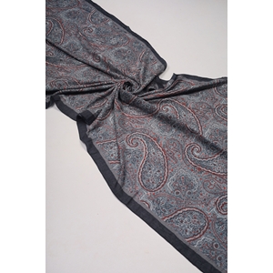 Scarfella Desenli Premium Bambu Kraş Şal - Desen-12