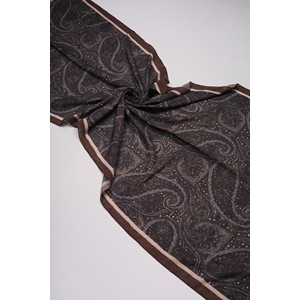 Scarfella Desenli Premium Bambu Kraş Şal - Desen-12