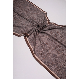 Scarfella Desenli Premium Bambu Kraş Şal - Desen-12