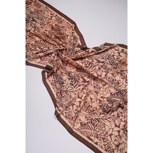 Scarfella Desenli Premium Bambu Kraş Şal - Desen-13