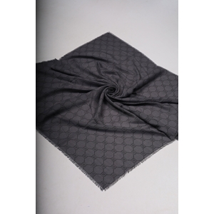 Baysem Desenli Keten Flamlı Eşarp - Desen-31