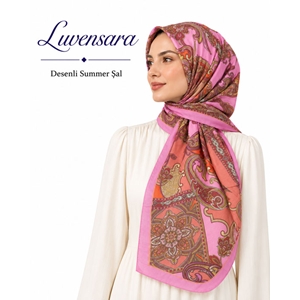 Luvensara Desenli Summer Şal - Desen-04